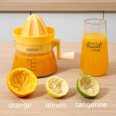 Manual rotary juicer